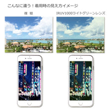 画像をギャラリービューアに読み込む, サングラス メンズ レディース UVカット ブルーライトカット メガネ IRUV8103-BR-LGR