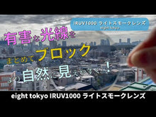 ギャラリービューアサングラス メンズ レディース UVカット ブルーライトカット メガネ IRUV8103-BK-LSMに読み込んでビデオを見る