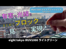 ギャラリービューアサングラス メンズ レディース UVカット ブルーライトカット メガネ IRUV8103-BR-LGRに読み込んでビデオを見る