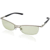 有害光線トリプルカット シャープ 老眼鏡 シルバー+1.5