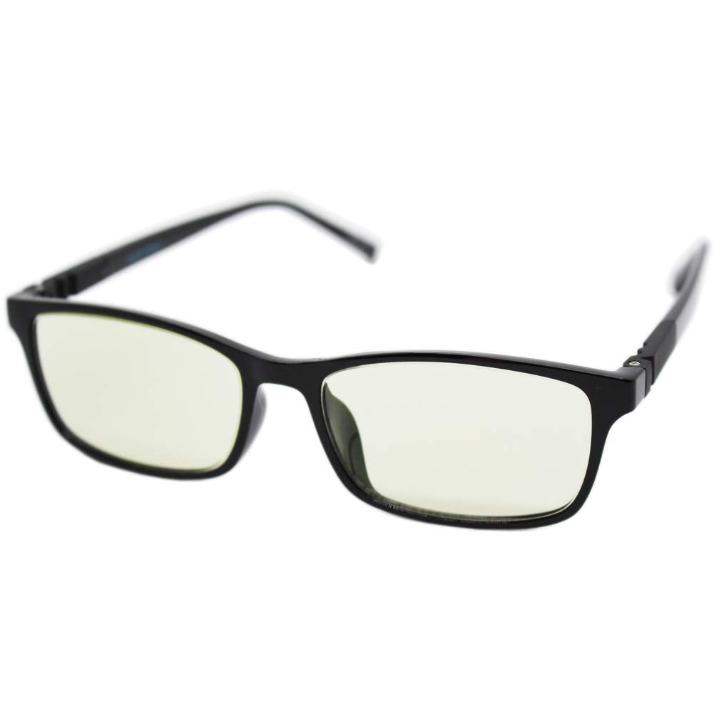 有害光線トリプルカット 老眼鏡 6123 ブラック+1.0