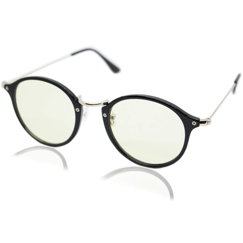 有害光線トリプルカット コンビボストン 老眼鏡 ブラック+1.5