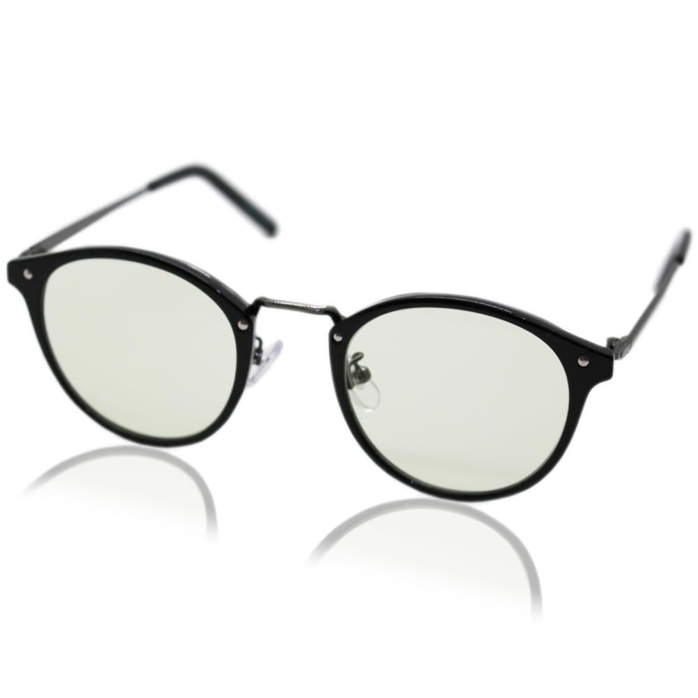 有害光線トリプルカット コンビボストン 老眼鏡 ブラック+1.0