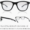 調光サングラス スポーツ ウェリントン サングラス マットブラック/ライトスモーク