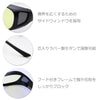 フード付き バイカー ナイトドライブ サングラス マットブラック/イエロー
