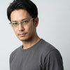 有害光線トリプルカット シャープ 老眼鏡 シルバー+1.5