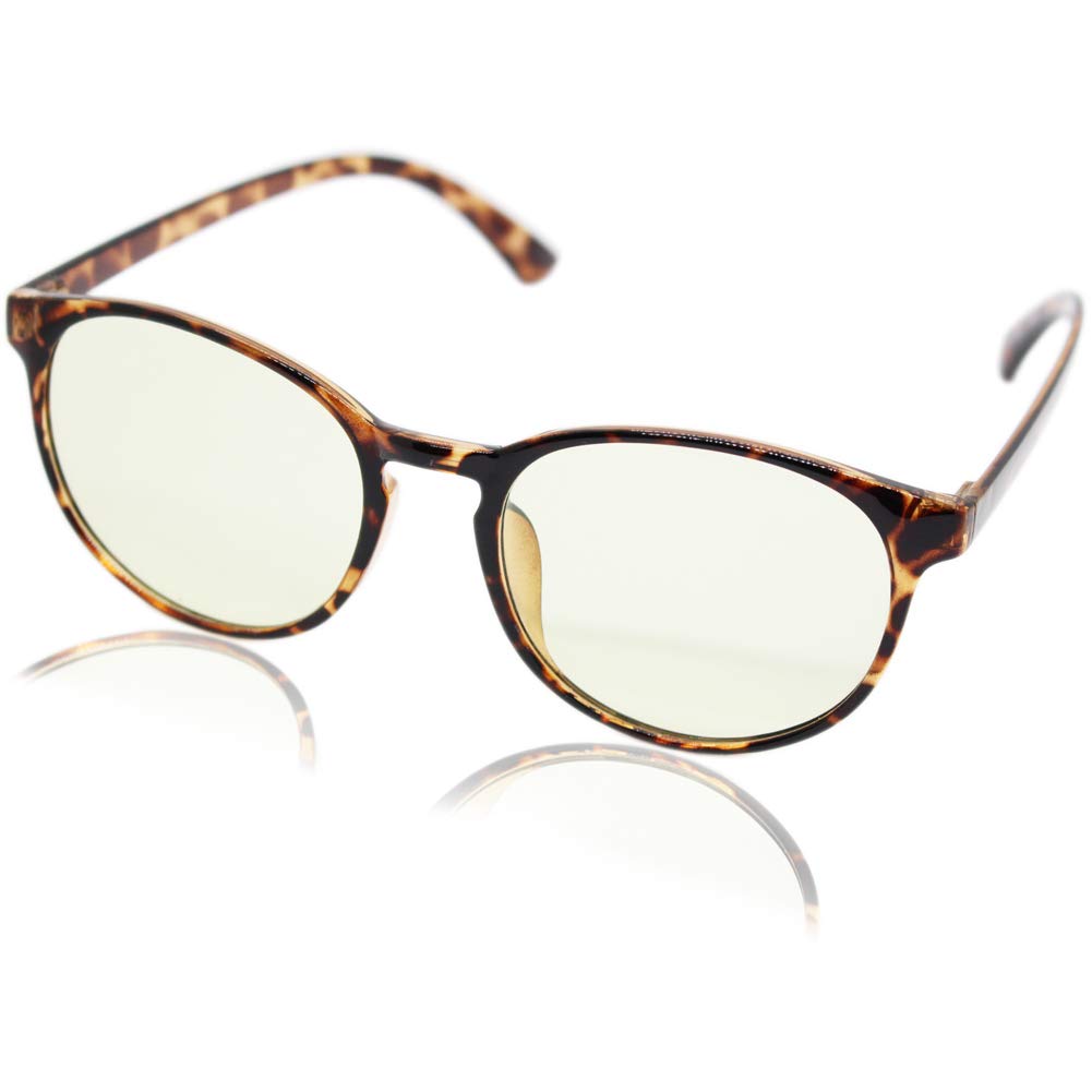 有害光線トリプルカット 老眼鏡 5120 べっ甲+1.0
