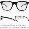調光サングラス スポーツ ウェリントン サングラス マットブラック/ライトブルー