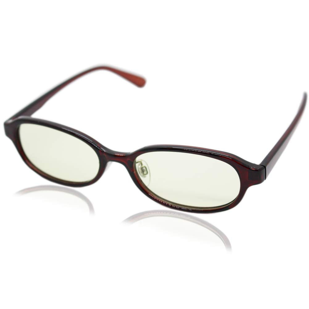 有害光線トリプルカット 老眼鏡 4120 ブラウン+1.5