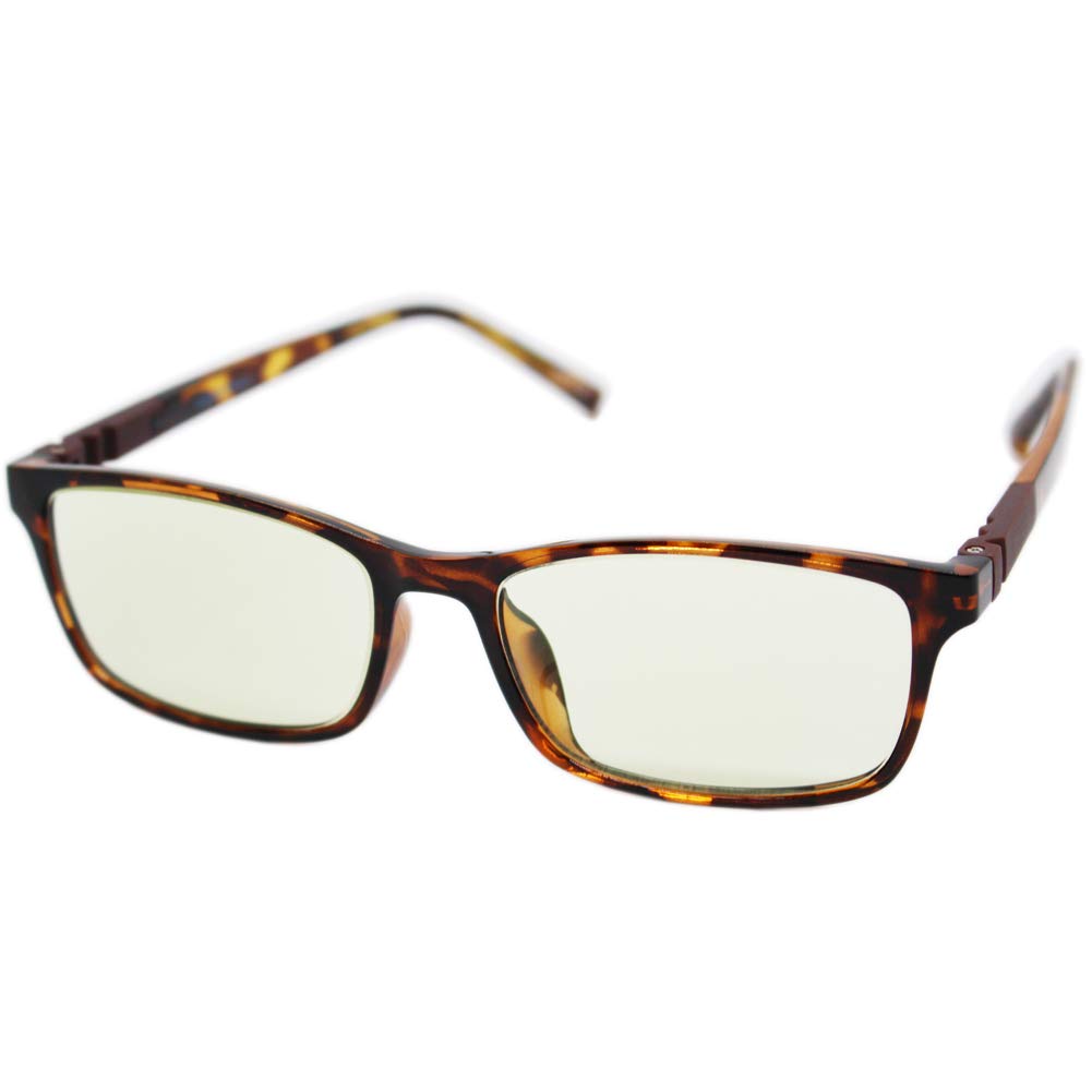 有害光線トリプルカット 老眼鏡 6123 べっ甲+2.0
