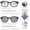 紫外線量で色が変わる！ 調光サングラス ライトスモーク L1102 ブラック
