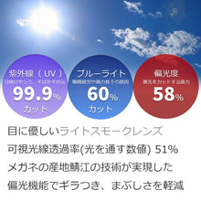 画像をギャラリービューアに読み込む, ライトカラー スポーツカーブ 偏光サングラス クリア/ライトスモーク
