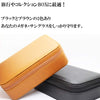 2本収納 ハードレザー メガネケース ブラック