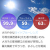 ライトカラー 偏光サングラス 7108 ブラック/ライトブルー