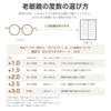 ブルーライトカット クリア 老眼鏡 3103 ブラック+1.0
